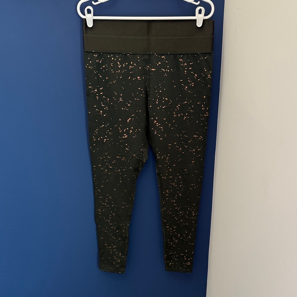 C9 by Champion Green Leggings with Copper Accents